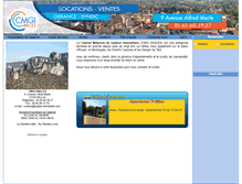 Tablet Screenshot of angles-immobilier.com